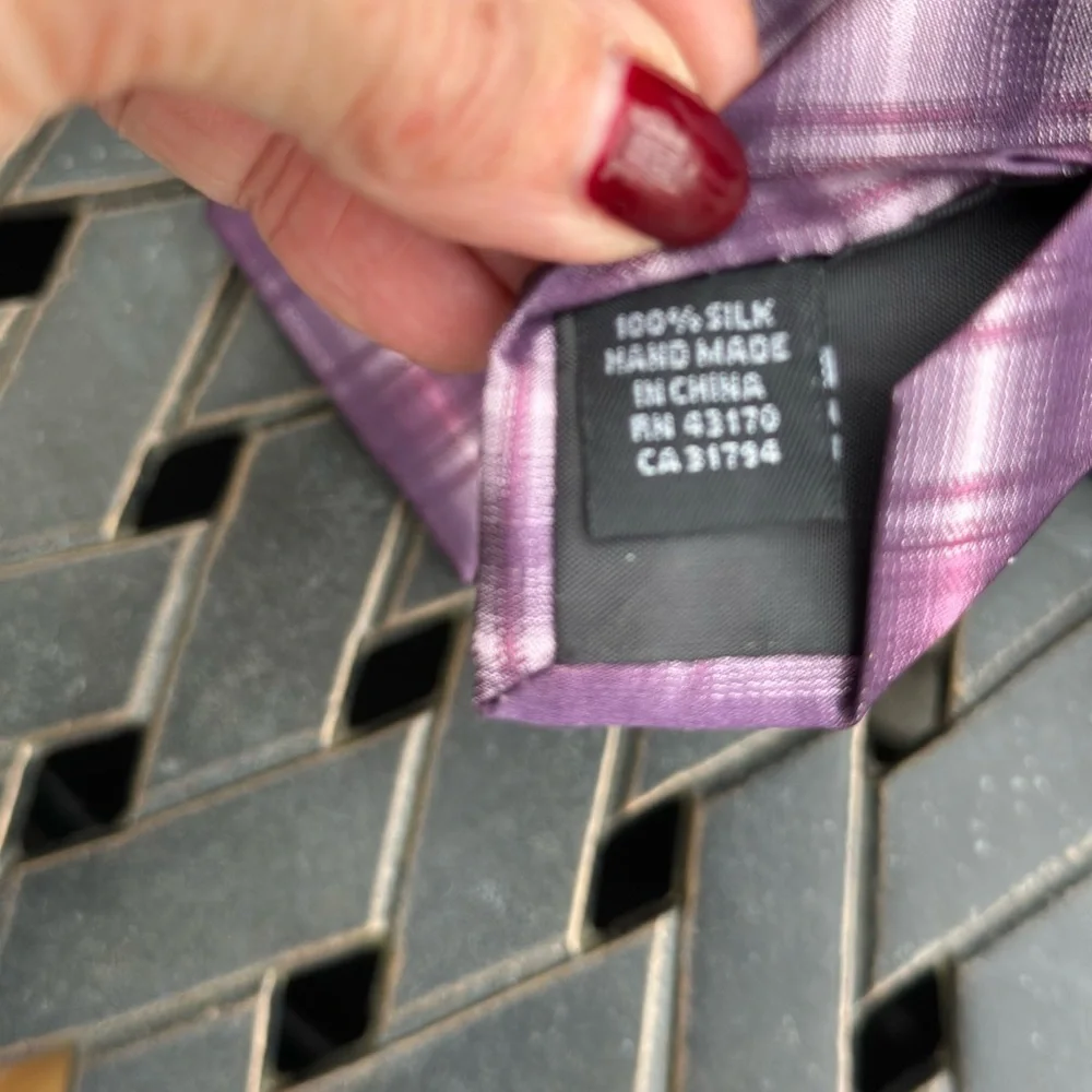 Alfa I Silk Plaid Tie
